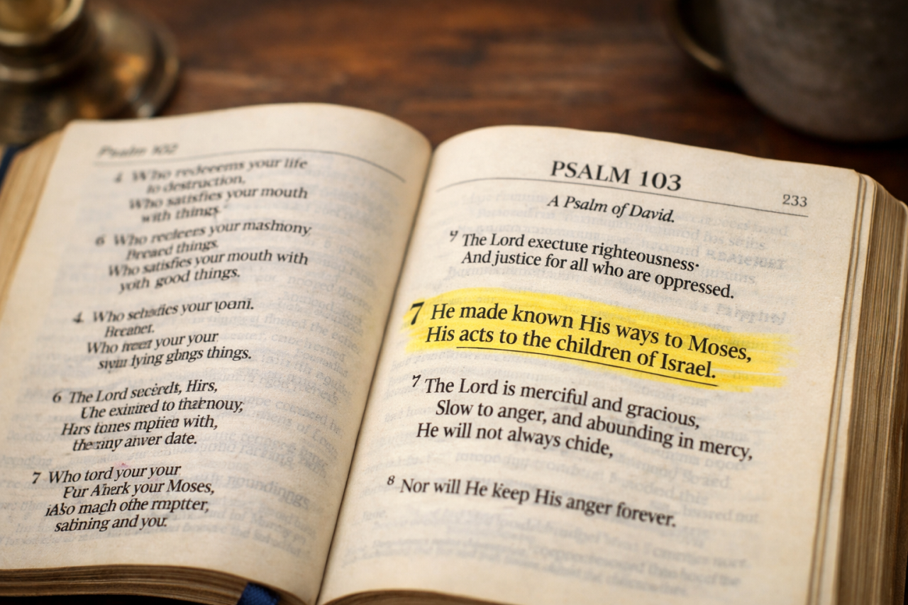 Psalms 103:7